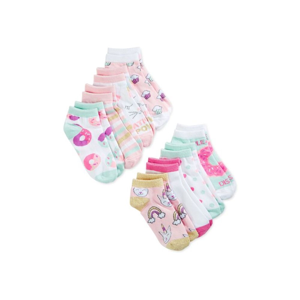 Berkshire 8 Pk. Graphic Print Socks Little Girls Big Girls